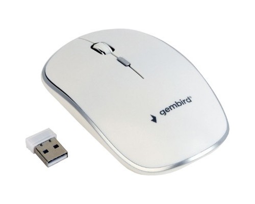 Мишка Gembird MUSW-4B-01-W White (MUSW-4B-01-W)