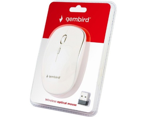 Мишка Gembird MUSW-4B-01-W White (MUSW-4B-01-W)