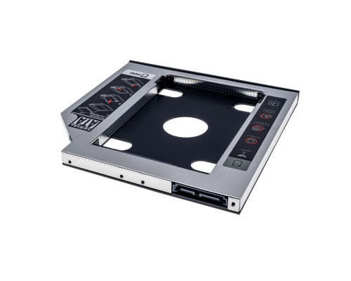 Фрейм-перехідник Grand-X HDD 2,5'' SATA2/SATA3 Slim 9,5mm (HDC-24С)