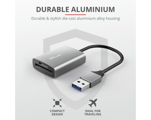 Зчитувач флеш-карт Trust Dalyx Fast USB 3.2 Card reader (24135)