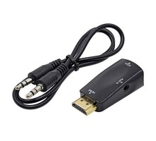 Перехідник ST-Lab HDMI male (PC/laptop) - VGA F(Monitor) (U-991 black)