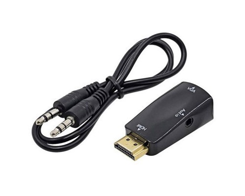 Перехідник ST-Lab HDMI male (PC/laptop) - VGA F(Monitor) (U-991 black)