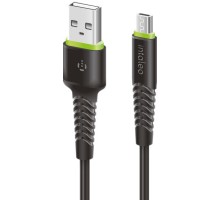 Дата кабель USB 2.0 AM to Micro 5P 2.0m CBFLEXM2 black Intaleo (1283126521430)