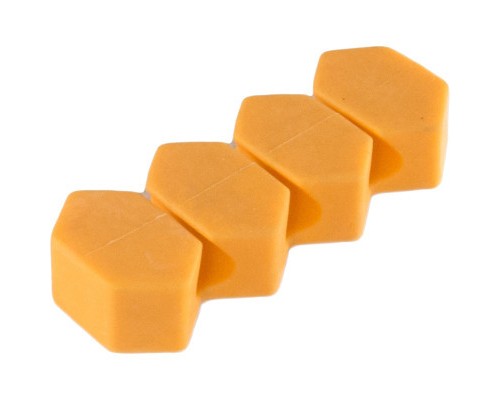 Тримач для кабелю Extradigital CC-963 Cable Clips, Black/Orange (KBC1804)