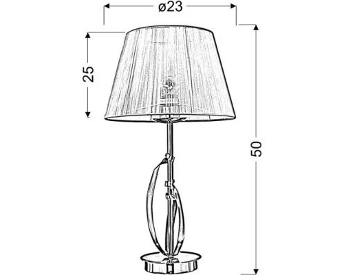 Настільна лампа Candellux 41-55071 DIVA (41-55071)