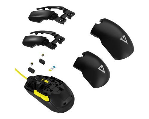 Мишка Modecom Jager Volcano RGB Hot-Swap Custom USB Black (M-MC-JAGER-100)