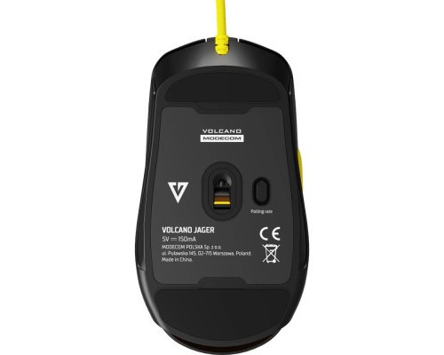 Мишка Modecom Jager Volcano RGB Hot-Swap Custom USB Black (M-MC-JAGER-100)