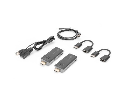 Адаптер Digitus Click Present Mini - Wireless Collaboration System HDMI, 1xTX, 1xRX (DS-55319)