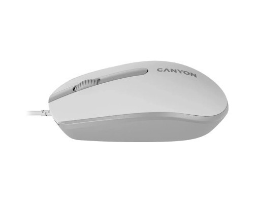 Мишка Canyon M-10 USB White Grey (CNE-CMS10WG)