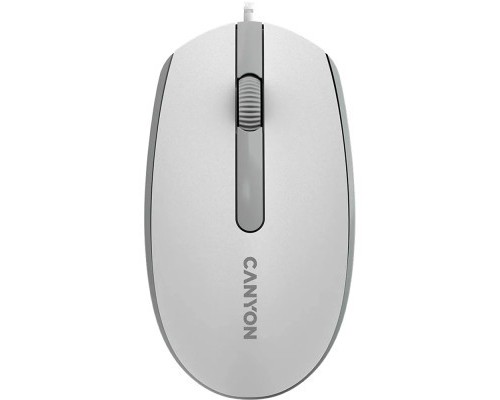 Мишка Canyon M-10 USB White Grey (CNE-CMS10WG)