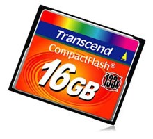 Карта пам'яті Transcend 16Gb Compact Flash 133x (TS16GCF133)