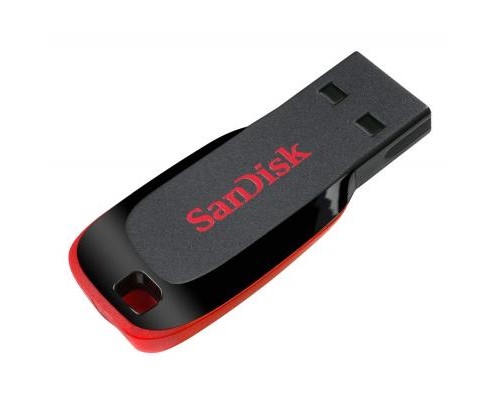 USB флеш накопичувач SanDisk 64GB Cruzer Blade Black/red USB 2.0 (SDCZ50-064G-B35)