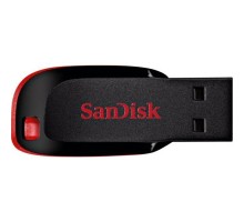 USB флеш накопичувач SanDisk 64GB Cruzer Blade Black/red USB 2.0 (SDCZ50-064G-B35)