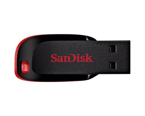 USB флеш накопичувач SanDisk 64GB Cruzer Blade Black/red USB 2.0 (SDCZ50-064G-B35)