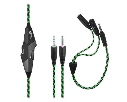 Навушники Gemix X-350 black-green