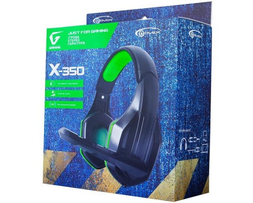 Навушники Gemix X-350 black-green