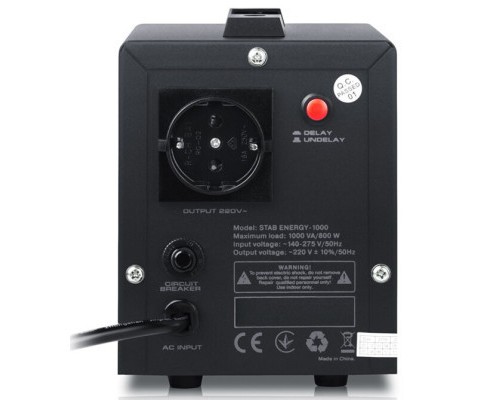 Стабілізатор REAL-EL STAB ENERGY-1000 (EL122400012)