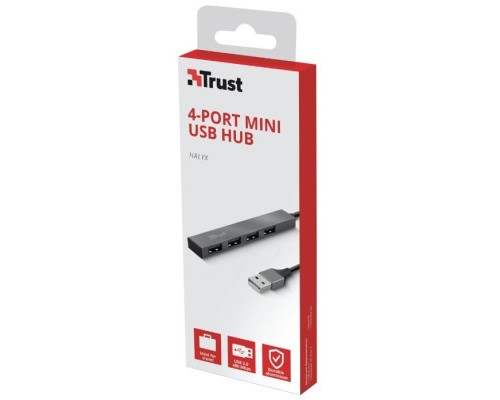 Концентратор Trust Halyx Aluminium 4-Port Mini USB Hub (23786_TRUST)