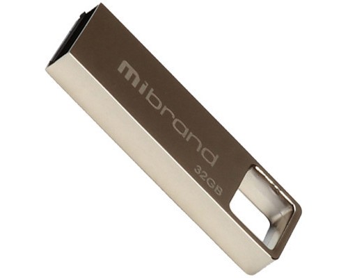 USB флеш накопичувач Mibrand 32GB Shark Silver USB 2.0 (MI2.0/SH32U4S)