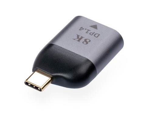 Перехідник Type-C Male to DP 1.4 8K60Hz compact Vinga (VCPATCDP4C)