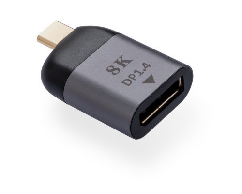 Перехідник Type-C Male to DP 1.4 8K60Hz compact Vinga (VCPATCDP4C)