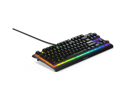 Клавіатура SteelSeries Apex 3 TKL USB UA Black (SS64817)