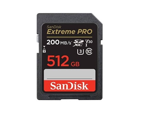 Карта пам'яті SanDisk 512GB SD class 10 UHS-I U3 V30 Extreme PRO (SDSDXXD-512G-GN4IN)