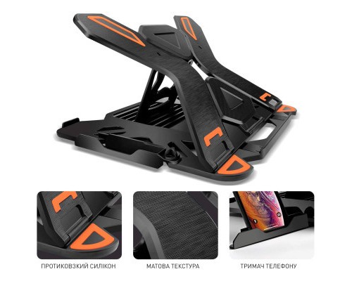 Підставка до ноутбука DYXON FIX 1 Black (DXNLSF1B)