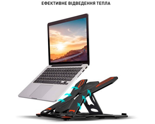 Підставка до ноутбука DYXON FIX 1 Black (DXNLSF1B)