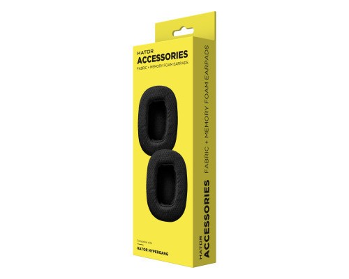 Амбушур Hator Fabric+memory foam до HATOR Hypergang HTA-805/810/830/840/850 Black 2шт. (ACC-106)