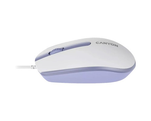 Мишка Canyon M-10 USB White Lavender (CNE-CMS10WL)
