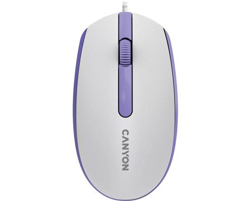 Мишка Canyon M-10 USB White Lavender (CNE-CMS10WL)