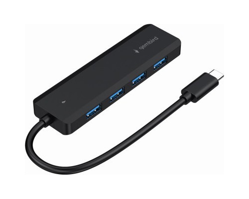 Концентратор Gembird 4 ports USB 3.1,USB-C, USB-C PD (UHB-CM-U3P4P-01)