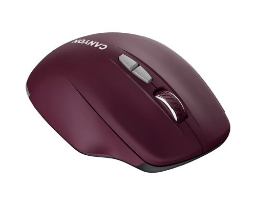 Мишка Canyon MW-21 Wireless Blue LED Burgundy (CNS-CMSW21BR)