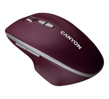 Мишка Canyon MW-21 Wireless Blue LED Burgundy (CNS-CMSW21BR)