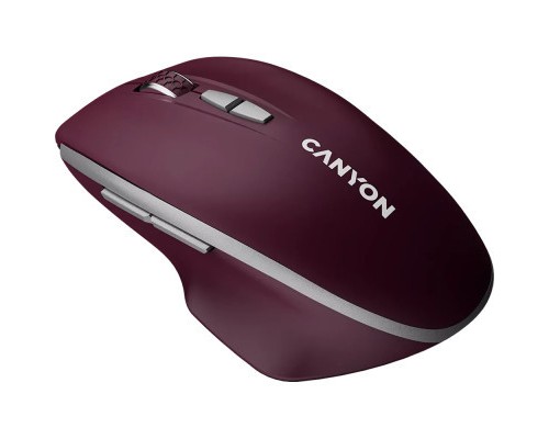 Мишка Canyon MW-21 Wireless Blue LED Burgundy (CNS-CMSW21BR)