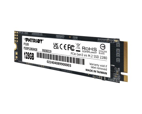 Накопичувач SSD M.2 2280 128GB Patriot (P320P128GM28)