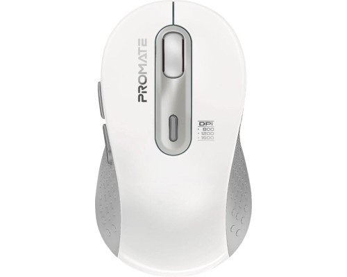 Мишка Promate Ken Wireless/Bluetooth White (ken.white)