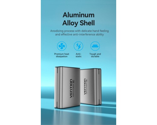 Адаптер HDMI via UTP up to 60m w/Power adapter(RX/TX) V1.4 1080p 60Hz 3D DD7.1 Vention (AKGH0-EU)