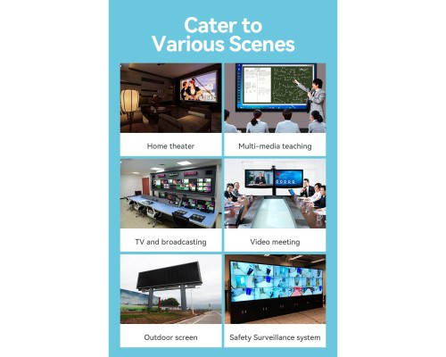 Адаптер HDMI via UTP up to 60m w/Power adapter(RX/TX) V1.4 1080p 60Hz 3D DD7.1 Vention (AKGH0-EU)