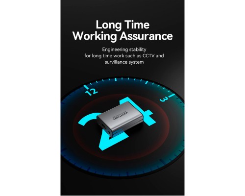 Адаптер HDMI via UTP up to 60m w/Power adapter(RX/TX) V1.4 1080p 60Hz 3D DD7.1 Vention (AKGH0-EU)