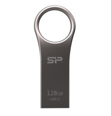 USB флеш накопичувач Silicon Power 128GB Jewel J80 Titanium USB 3.0 (SP128GBUF3J80V1T)