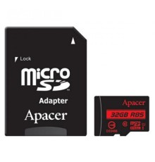 Карта пам'яті Apacer 32GB microSDHC class 10 UHS-I U1 (R85 MB/s) (AP32GMCSH10U5-R)