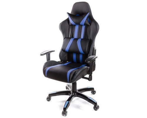 Крісло ігрове Аклас Стрик PL RL Синее (06151)