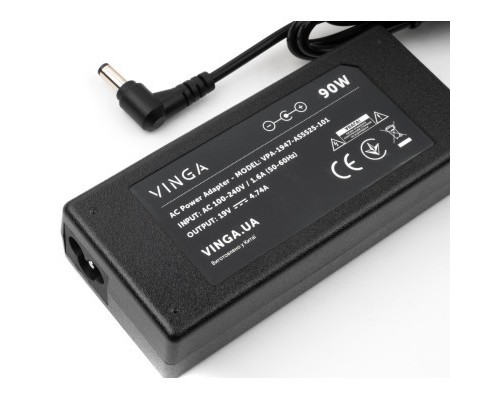Блок живлення до ноутбуку Vinga ASUS 90W 19V 4.74A 5.5*2.5 (VPA-1947-AS5525-101)