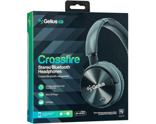Навушники Gelius Pro Crossfire Black (GP HP-007 Black)