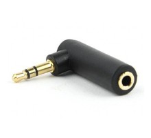 Перехідник 3.5мм M / F 3.5 мм угловой Cablexpert (A-3.5M-3.5FL)