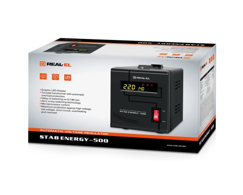 Стабілізатор REAL-EL STAB ENERGY-500 (EL122400011)