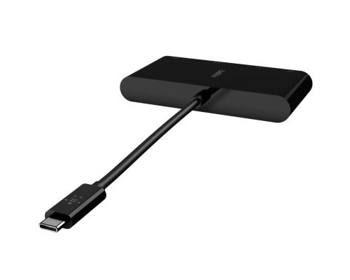 Перехідник Belkin USB-C to Ethernet, HDMI, VGA, USB-A, black (AVC005BTBK)