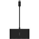Перехідник Belkin USB-C to Ethernet, HDMI, VGA, USB-A, black (AVC005BTBK)